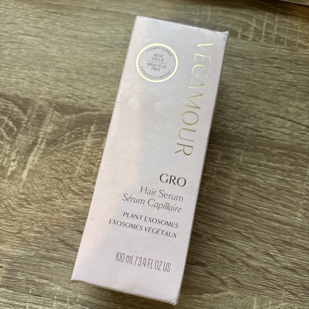 NIB Vegamour Gro Advanced Hair Serum 3-Month Supply 100Ml/3.4FlOz.  Msrp $198